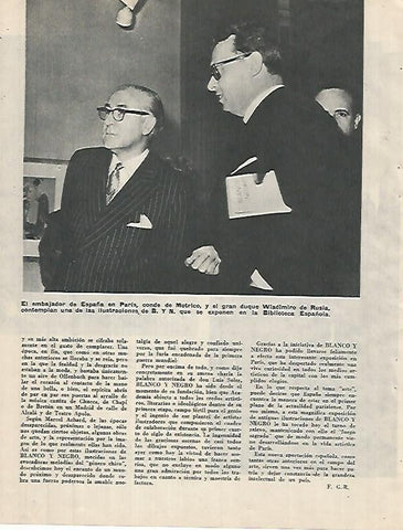LAMINA 12371: El embajador de España en Paris