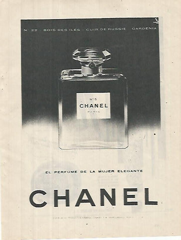 LAMINA 12375: Publicidad de Chanel numero 5
