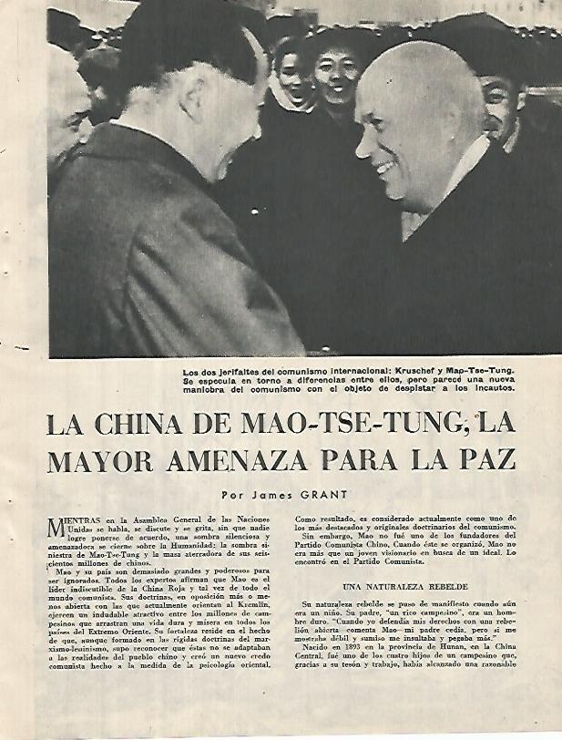 LAMINA 12376: Kruschef y Mao Tse Tung