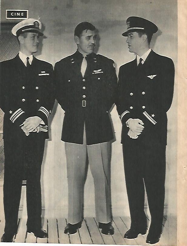 LAMINA 12385: Clark Gable en uniforme