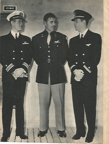 LAMINA 12385: Clark Gable en uniforme