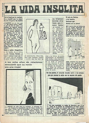 LAMINA 12399: Seccion La Vida Insolita