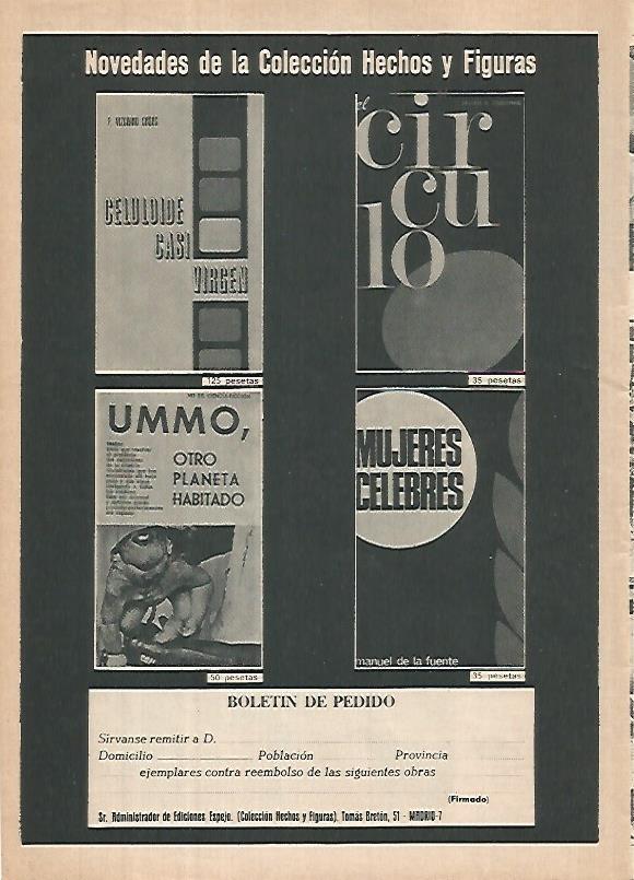 LAMINA 12408: Novedades Coleccion Hechos y Figuras