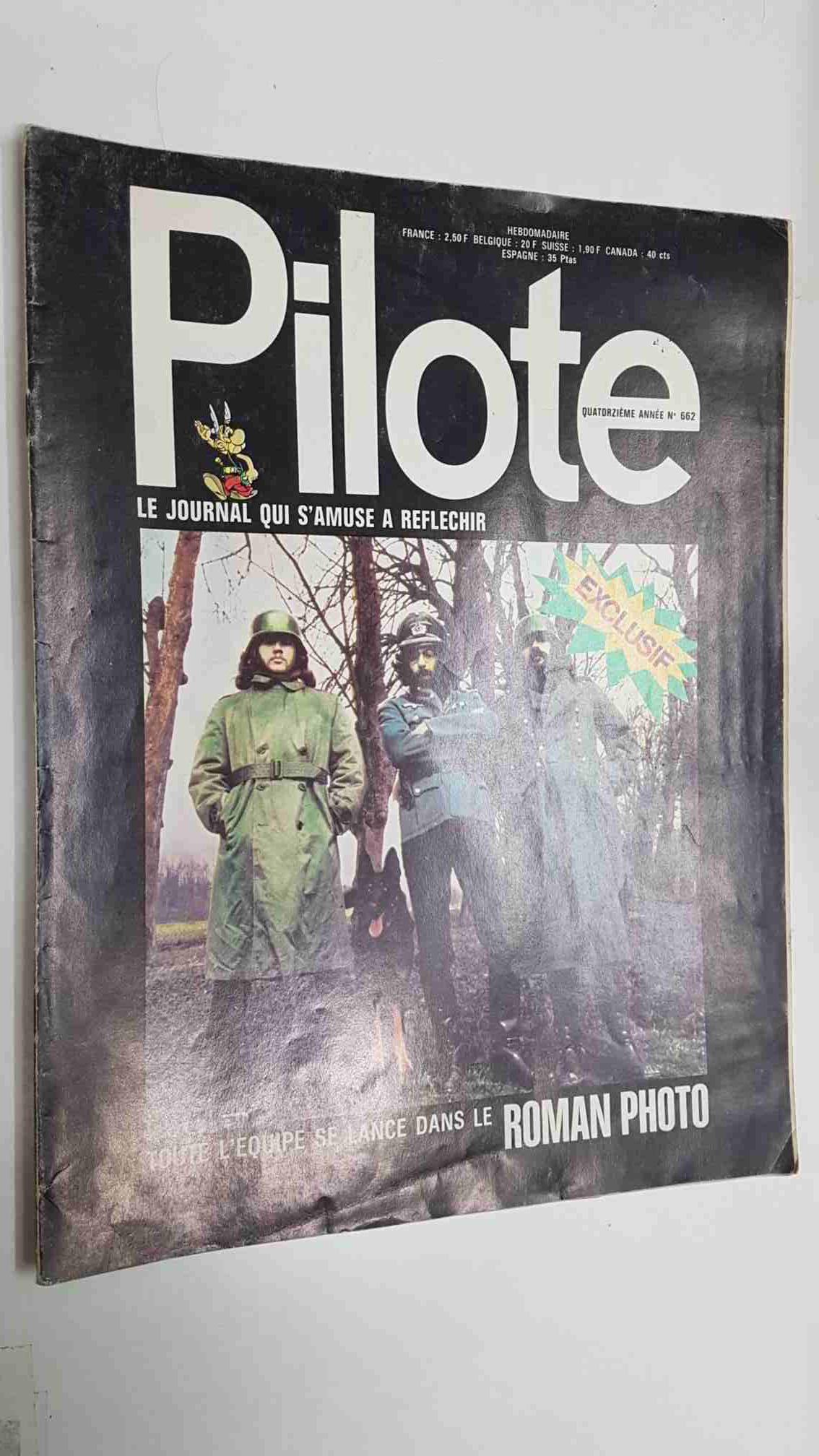 revista: Pilote num 662, quatorzieme annee. Ballade pour un cercueil - Lieutenant Blueberry, Asterix le gaulois - Le Devin