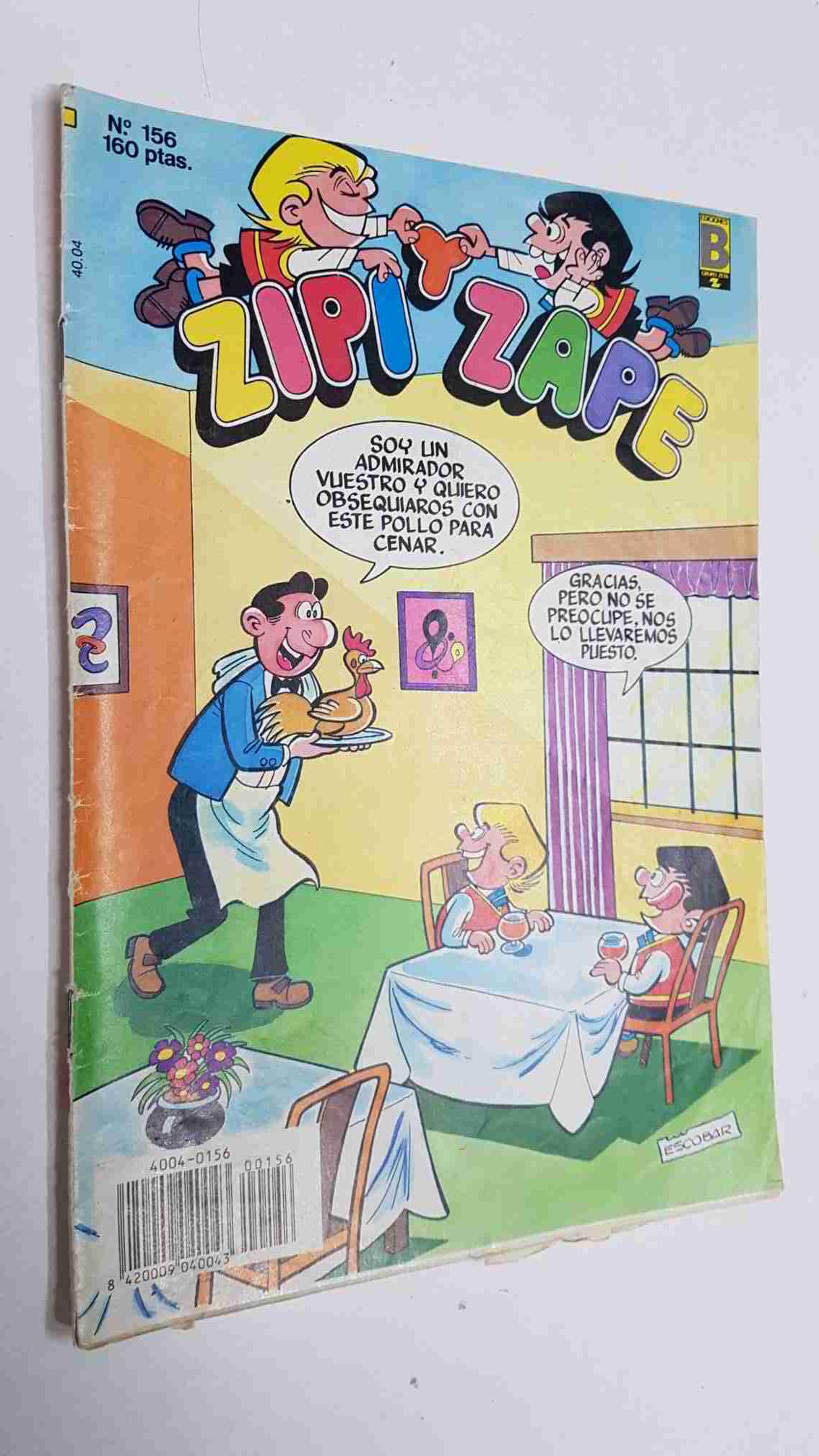 Ediciones B: Zipi y Zape num 156 - La Carrera (pagina 3 rota en la parte inferior)
