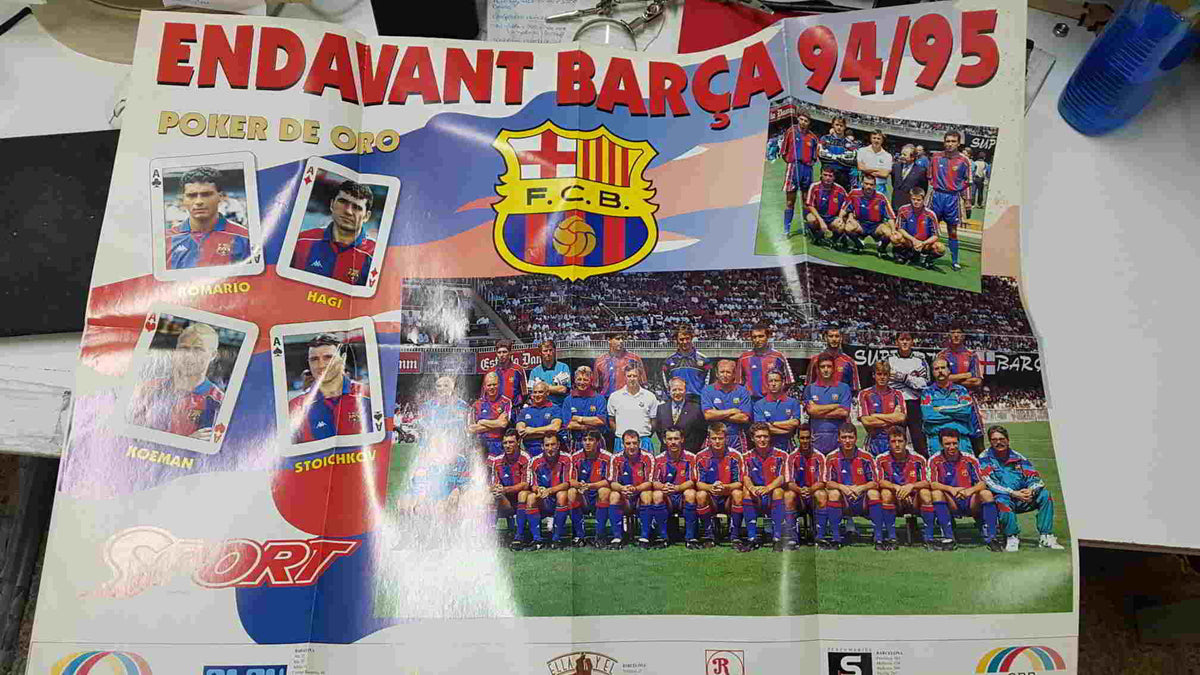 Poster: Barça 94-95. Sport Grupo Z