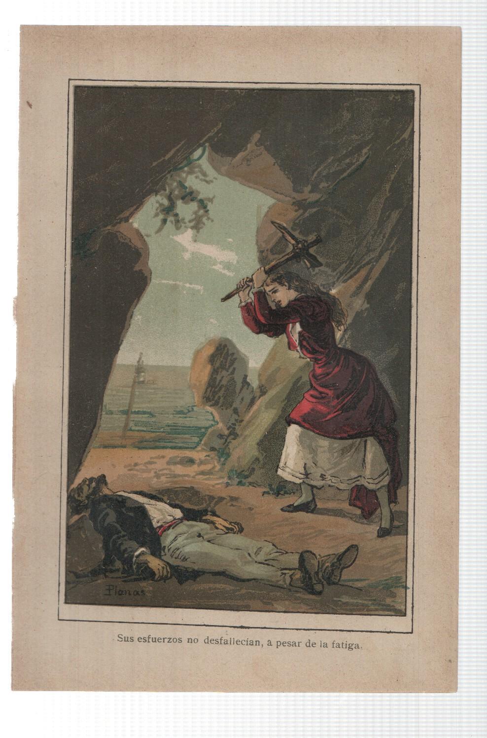 Lamina numero 04: Virgen y Madre con ilustracion de D.Eusebio Planas