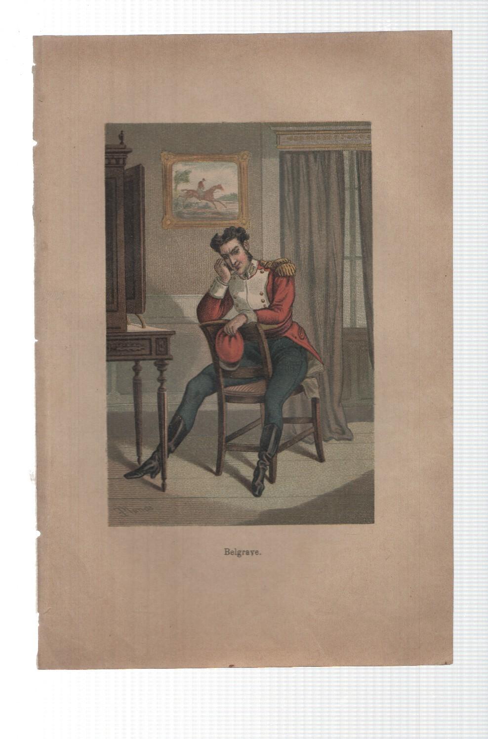 Lamina numero 23: Oscar y Amanda (amor y virtud triunfante), (se ignora nombre del ilustrador)