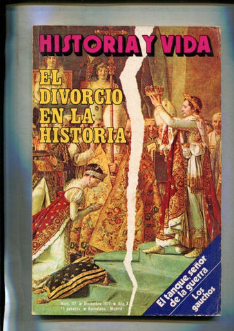 Historia y Vida revista numero 117: El divorcio en la historia