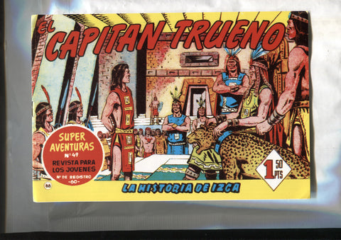 Facsimil editor desconocido de El Capitan Trueno numero 088: La historia de Izca