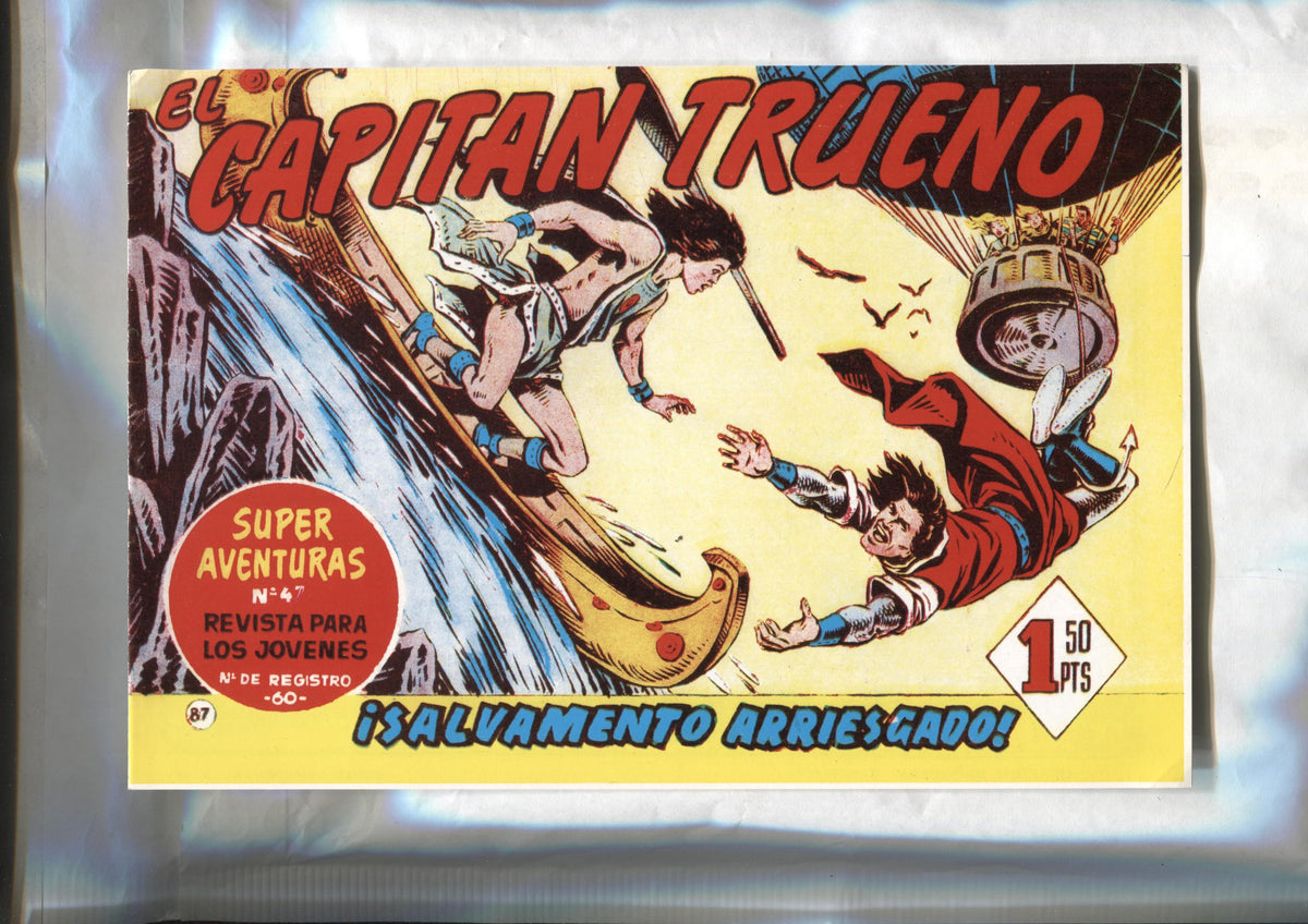 Facsimil editor desconocido de El Capitan Trueno numero 087: Salvamento arriesgado
