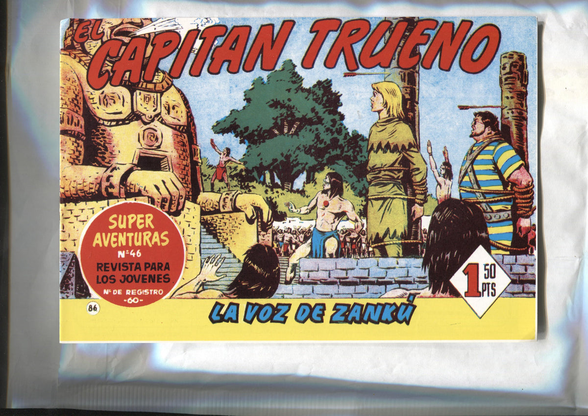 Facsimil editor desconocido de El Capitan Trueno numero 086: La voz de Zanku