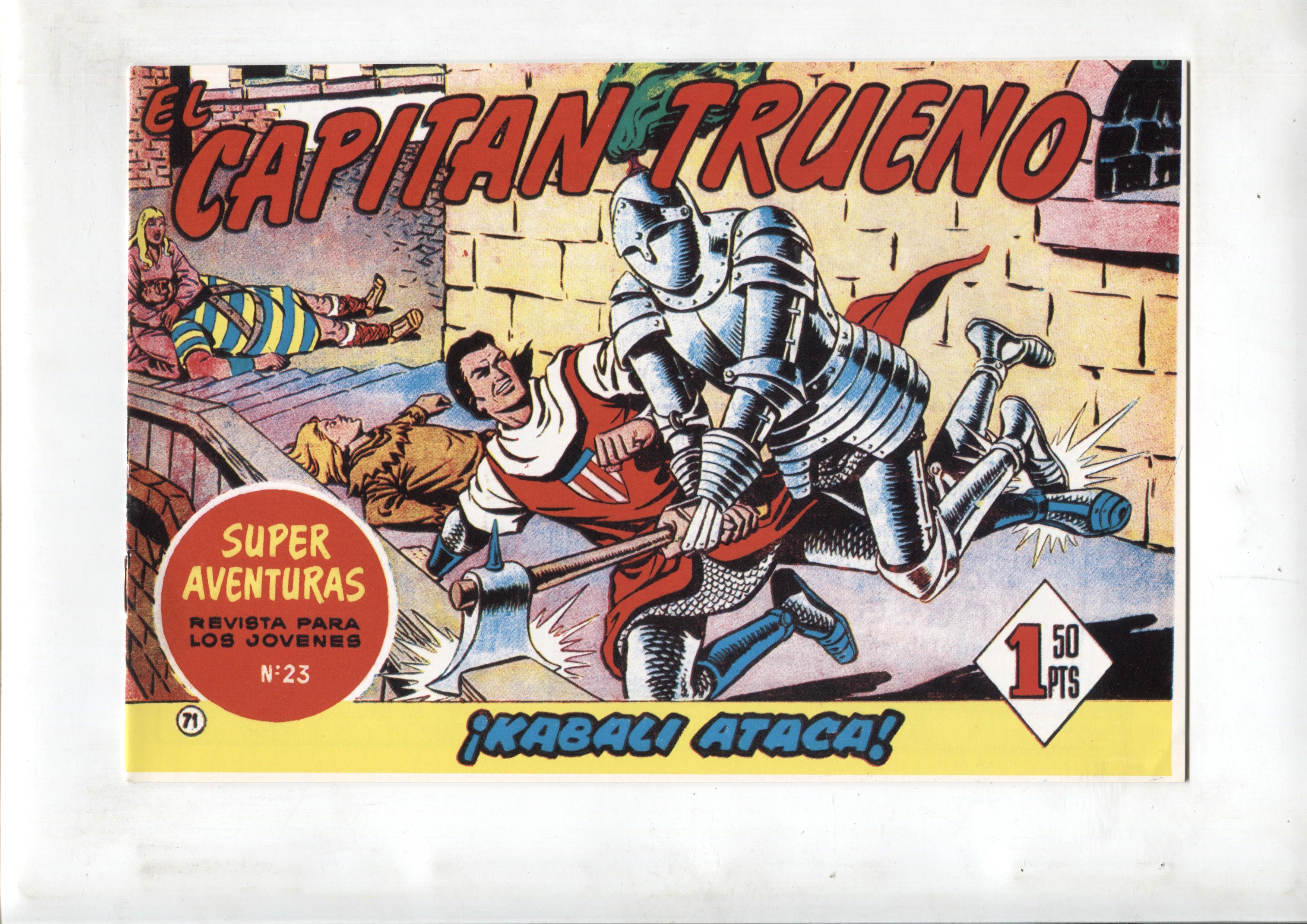 Facsimil editor desconocido de El Capitan Trueno numero 071: Kabali ataca