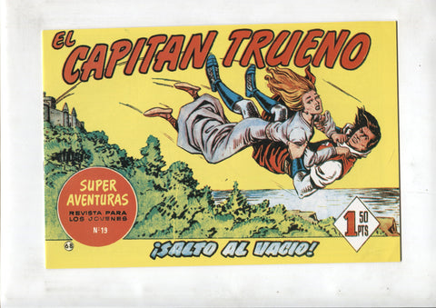 Facsimil editor desconocido de El Capitan Trueno numero 068: Salto al vacio