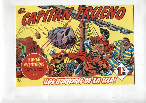 Facsimil editor desconocido de El Capitan Trueno numero 060: Los horrores de la isla