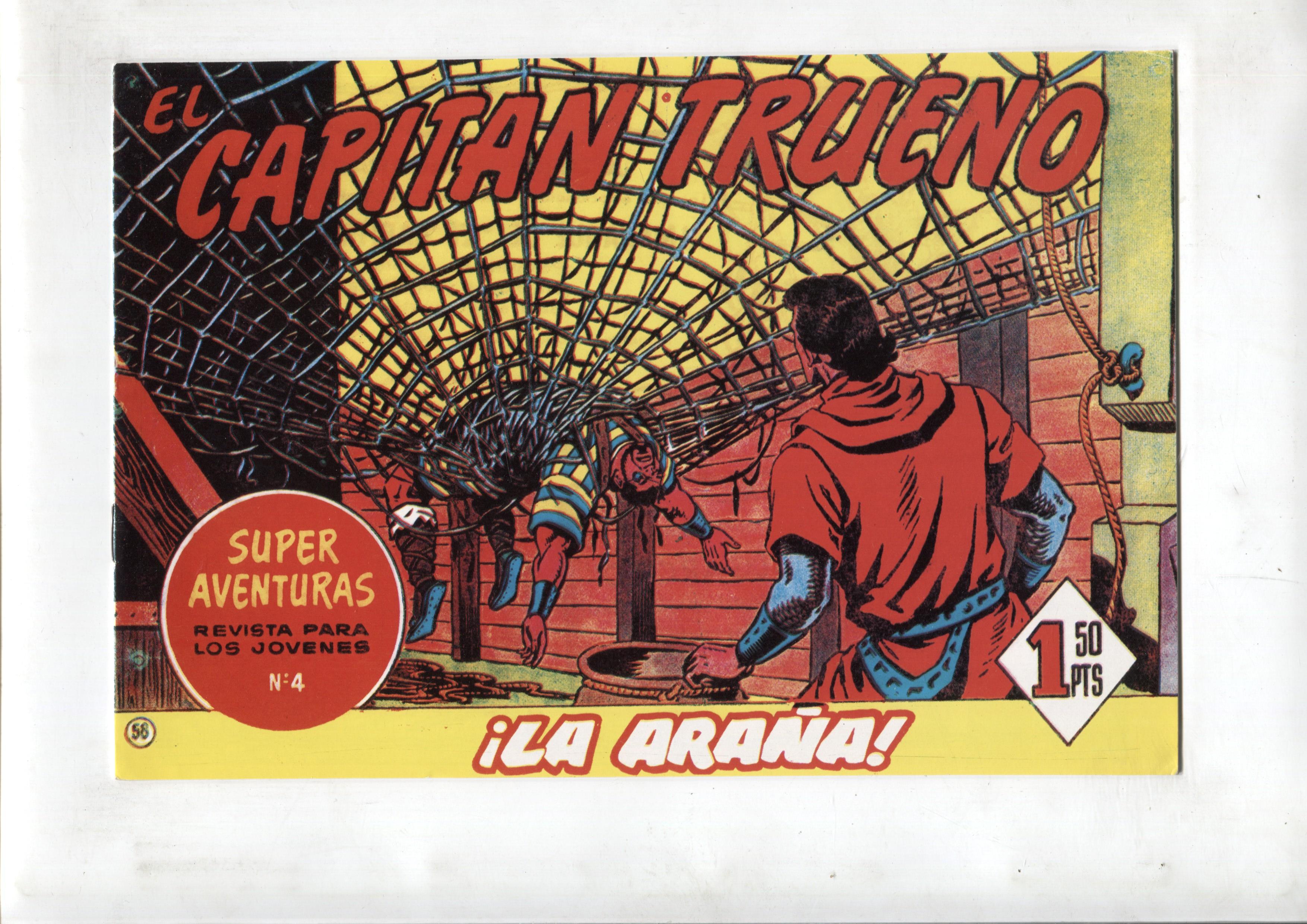 Facsimil editor desconocido de El Capitan Trueno numero 058: la arana