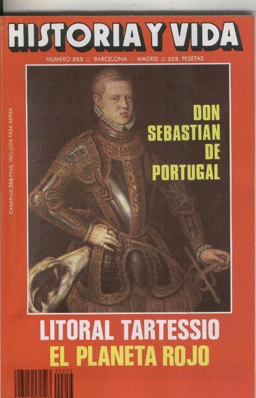 Historia y Vida revista numero 253: Don Sebastian de Portugal, El Planeta Rojo