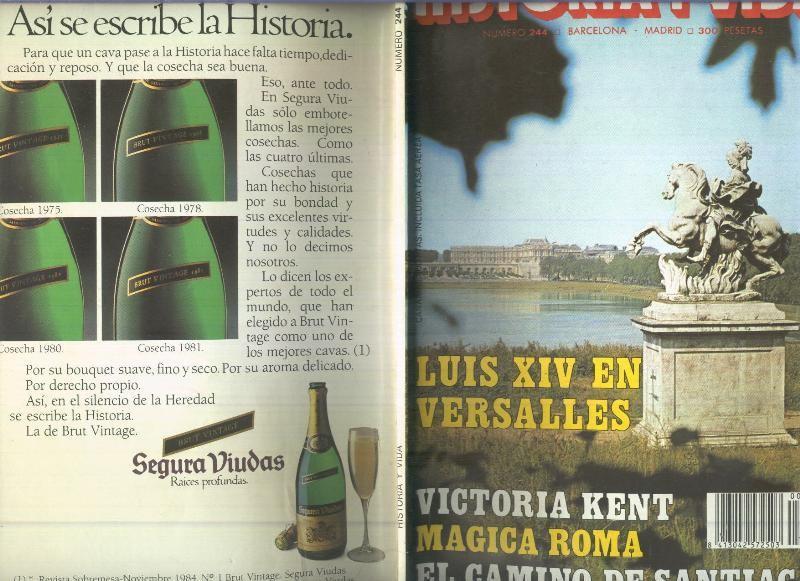 Historia y Vida revista numero 244: El camino de Santiago-Luis XIV en Versalles