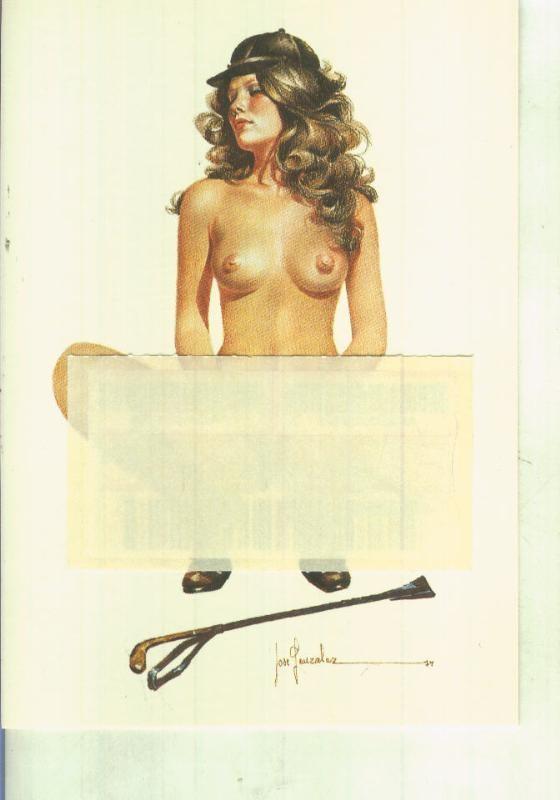 Norma: Postal 000480: Chicas y Deportes de Pepe Gonzalez modelo 3: Jockey