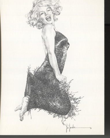 Norma: Postal Marilyn Monroe de Pepe Gonzalez modelo 3
