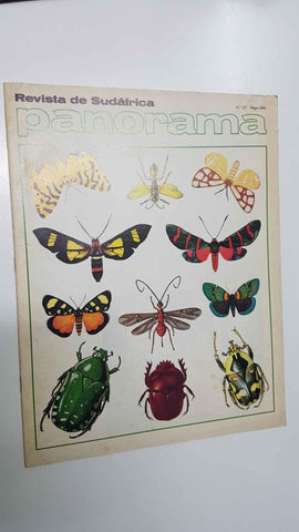 revista de Sudafrica: Panorama num 127 mayo 1986. Portada: algunos insectos del Africa Meridional