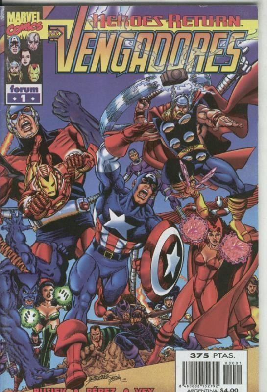 Los Vengadores volumen 3 Heroes Return numero 01: Una vez Vengador, primera parte