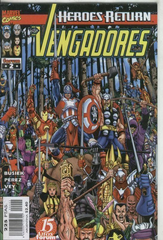 Los Vengadores volumen 3 Heroes Return numero 02: Una vez Vengador, segunda parte