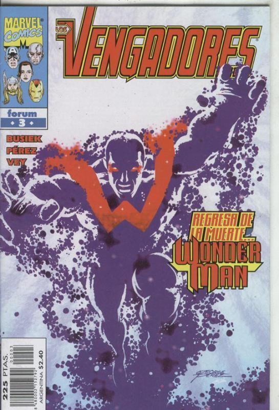 Los Vengadores volumen 3 Heroes Return numero 03: Una vez vengador, tercera parte