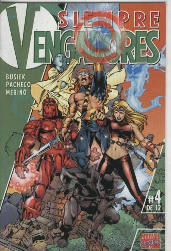 Siempre Vengadores numero 04 (leve subrayado en alguna parte del credito)