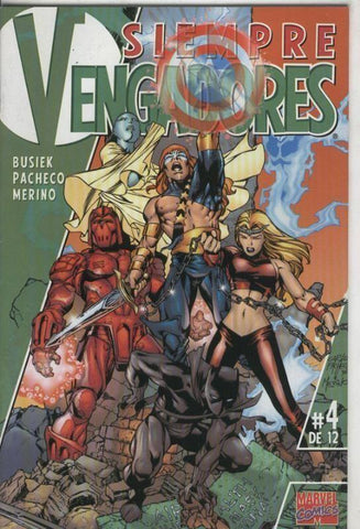 Siempre Vengadores numero 04 (leve subrayado en alguna parte del credito)