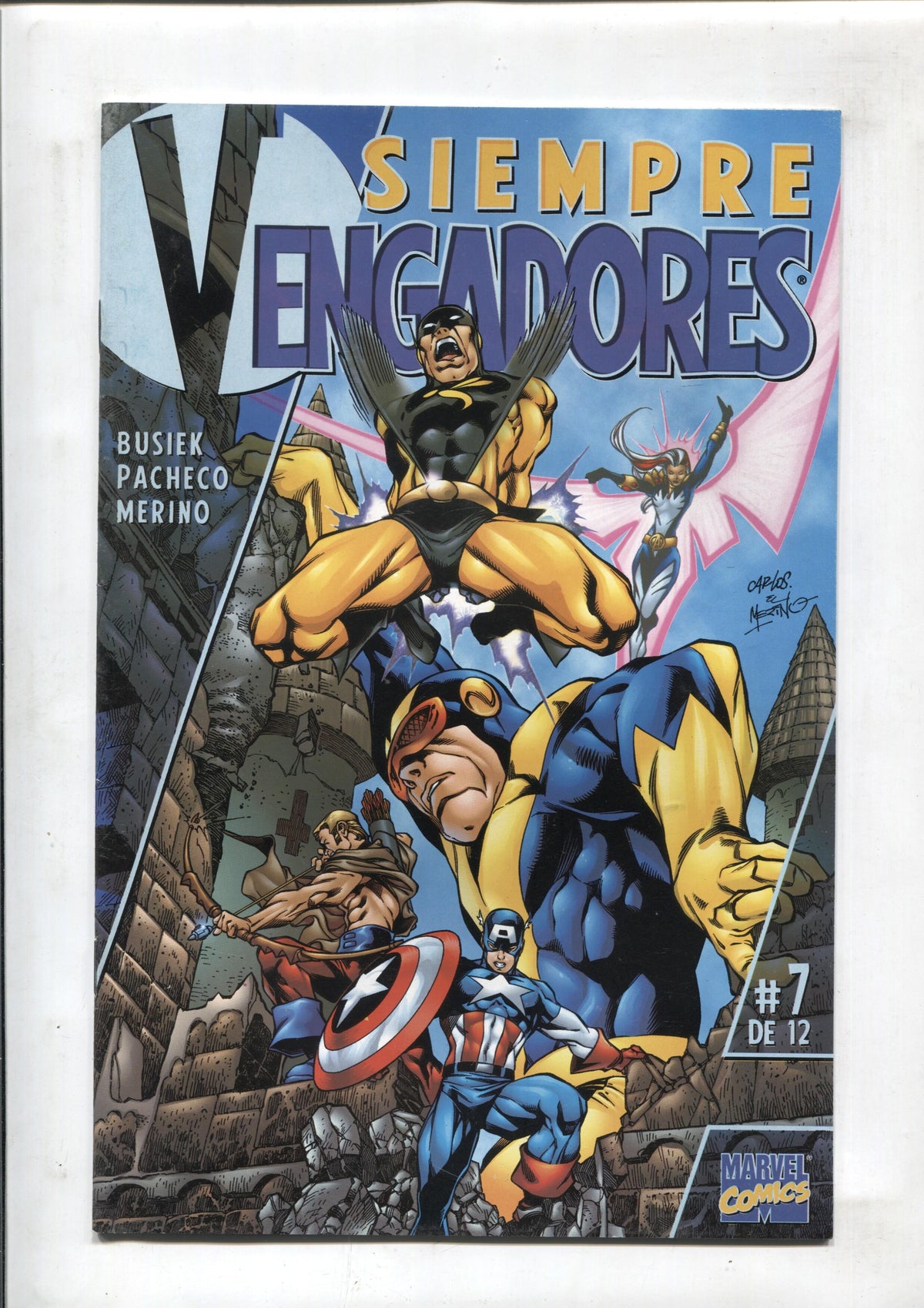 Siempre Vengadores numero 07 (leve subrayado en alguna parte del credito)