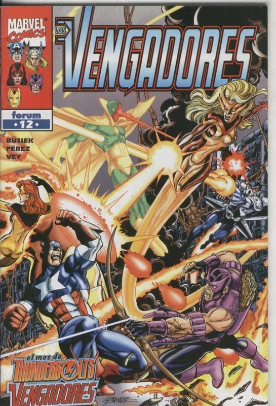 Los Vengadores volumen 3 Heroes Return  numero 12. (leve subrayado en alguna parte del credito)