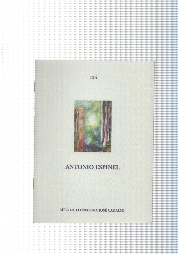 Aula literaria Jose Cadalso num. 124: Antonio Espinel