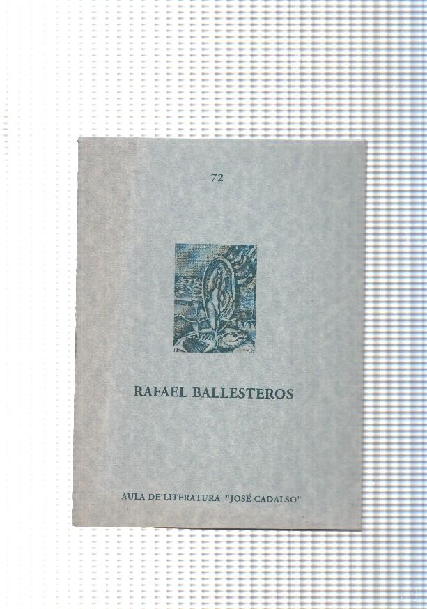 Aula literaria Jose Cadalso num. 072: Rafael Ballesteros