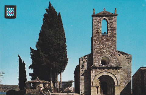 POSTAL B10614: BAÑOLAS: IGLESIA ROMANICA