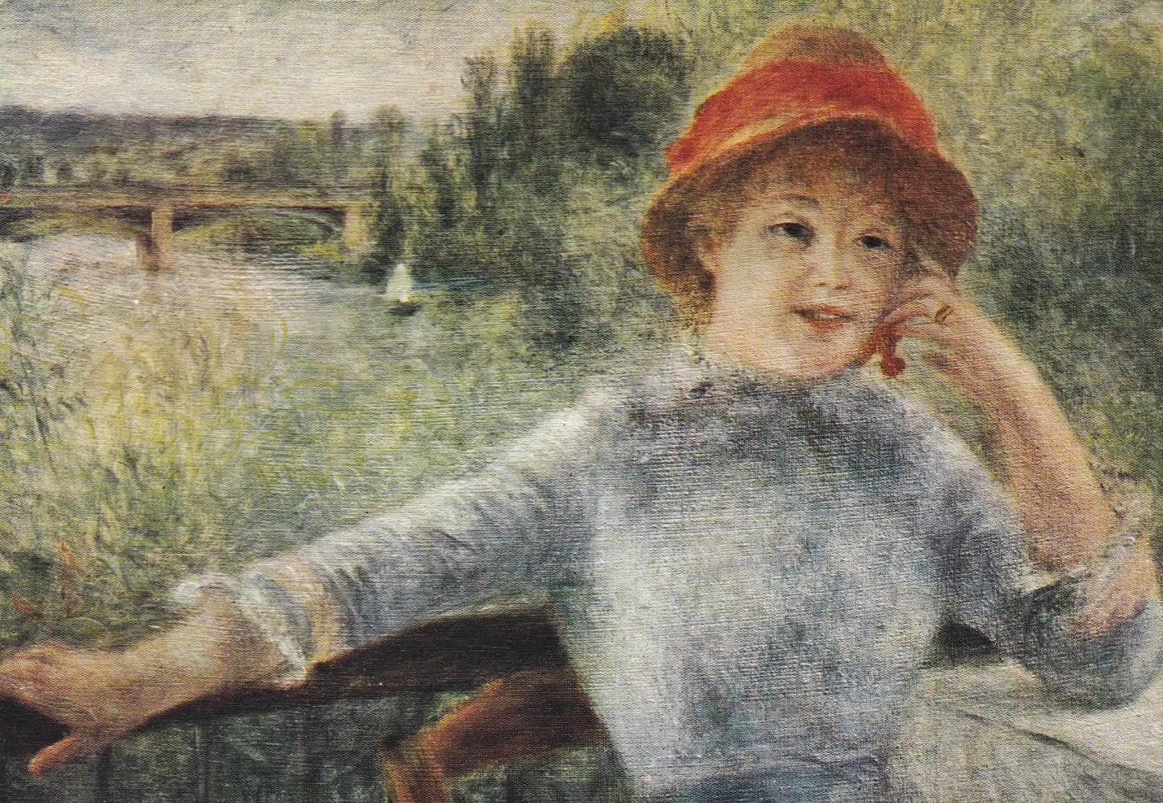 POSTAL B10654: RENOIR: EN LA GRENOVILLIERE