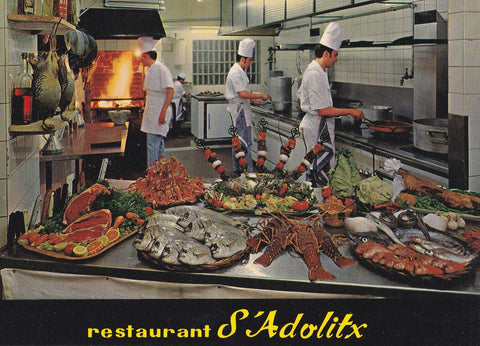 POSTAL B10664: RESTAURANTE S ADOLITX. COSTA BRAVA