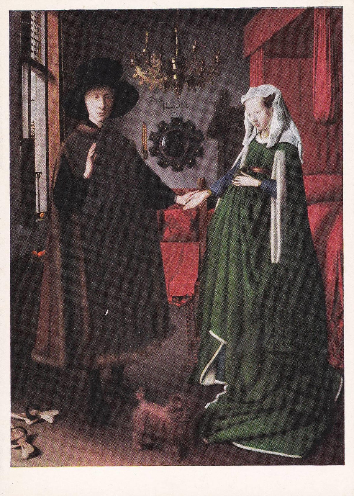 POSTAL B10669: JAN VAN EYCK: MATRIMONIO ARNOLFINI