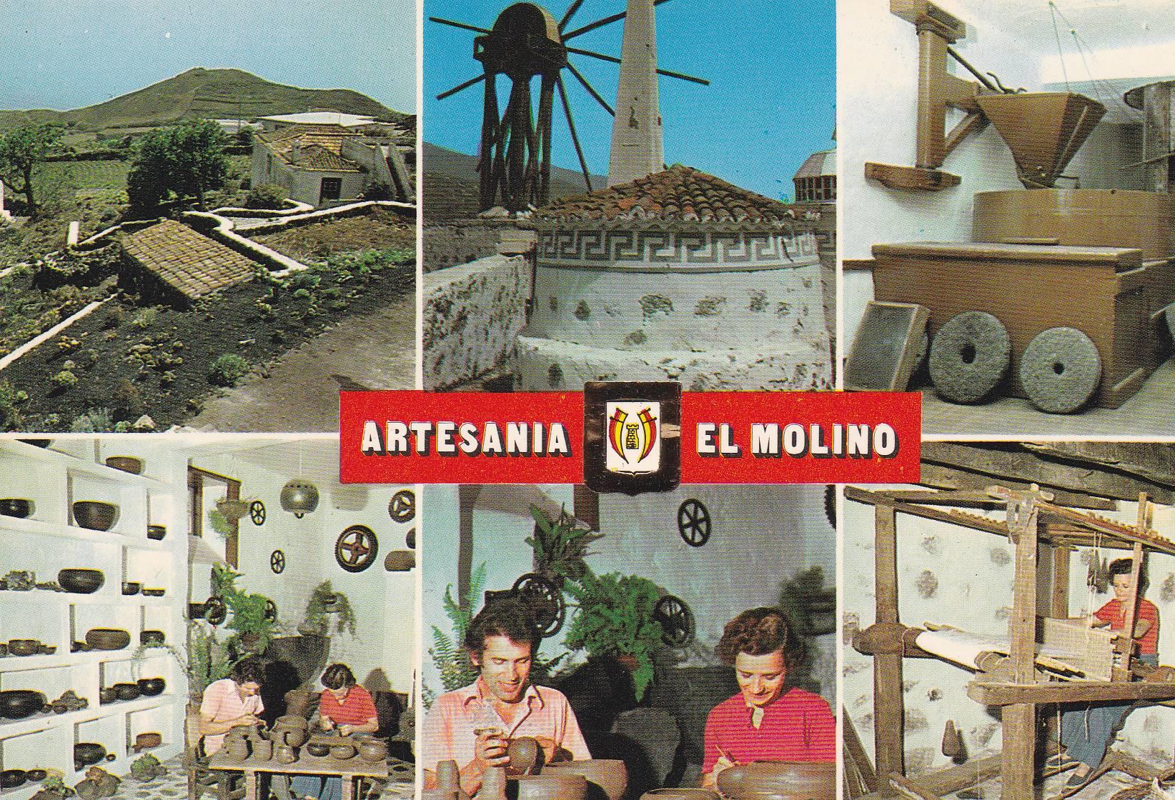 POSTAL B10671: VILLA DE MAZO: ARTESANIA. LAS PALMAS
