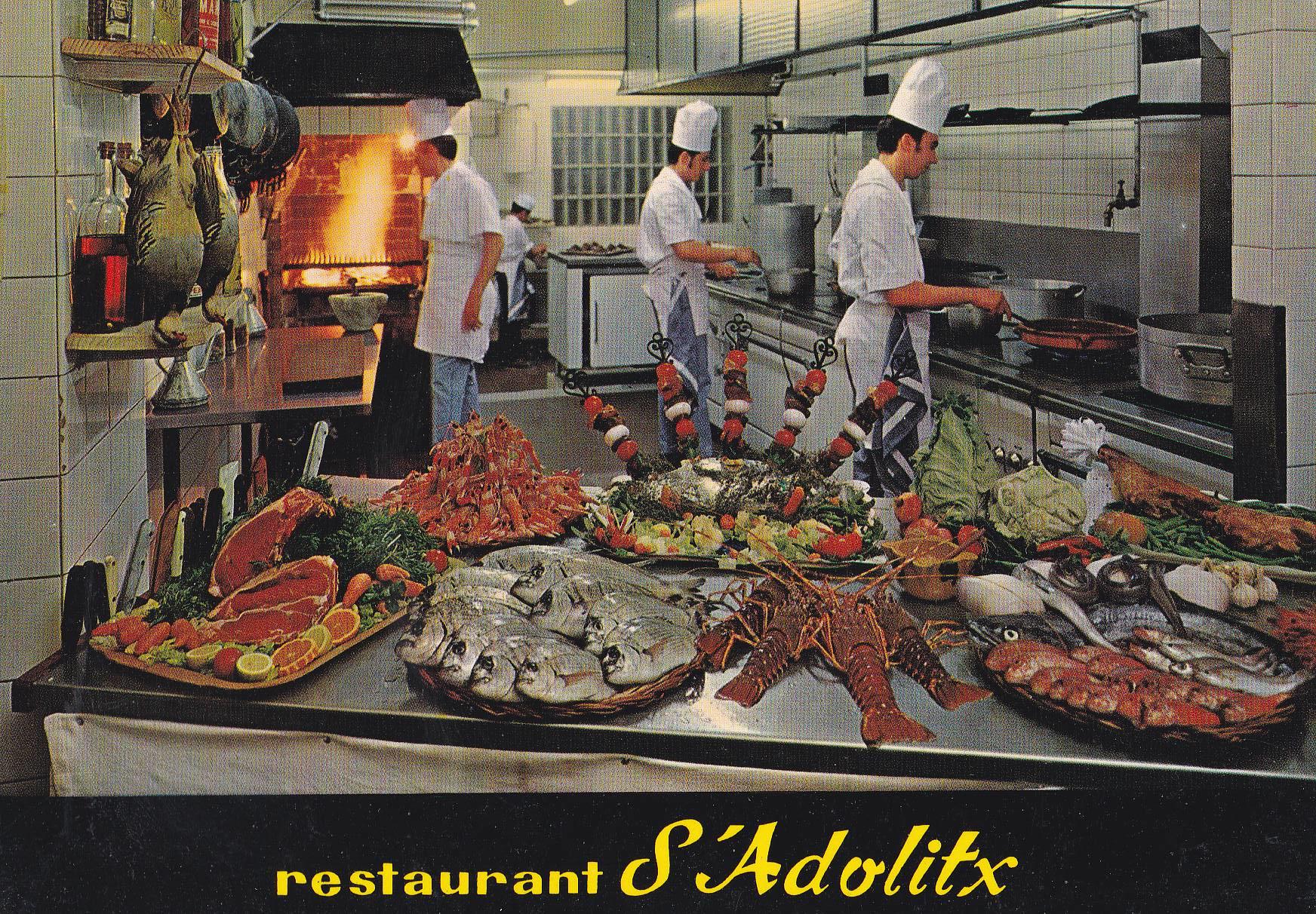 POSTAL B10672: RESTAURANTE S ADOLITX. COSTA BRAVA