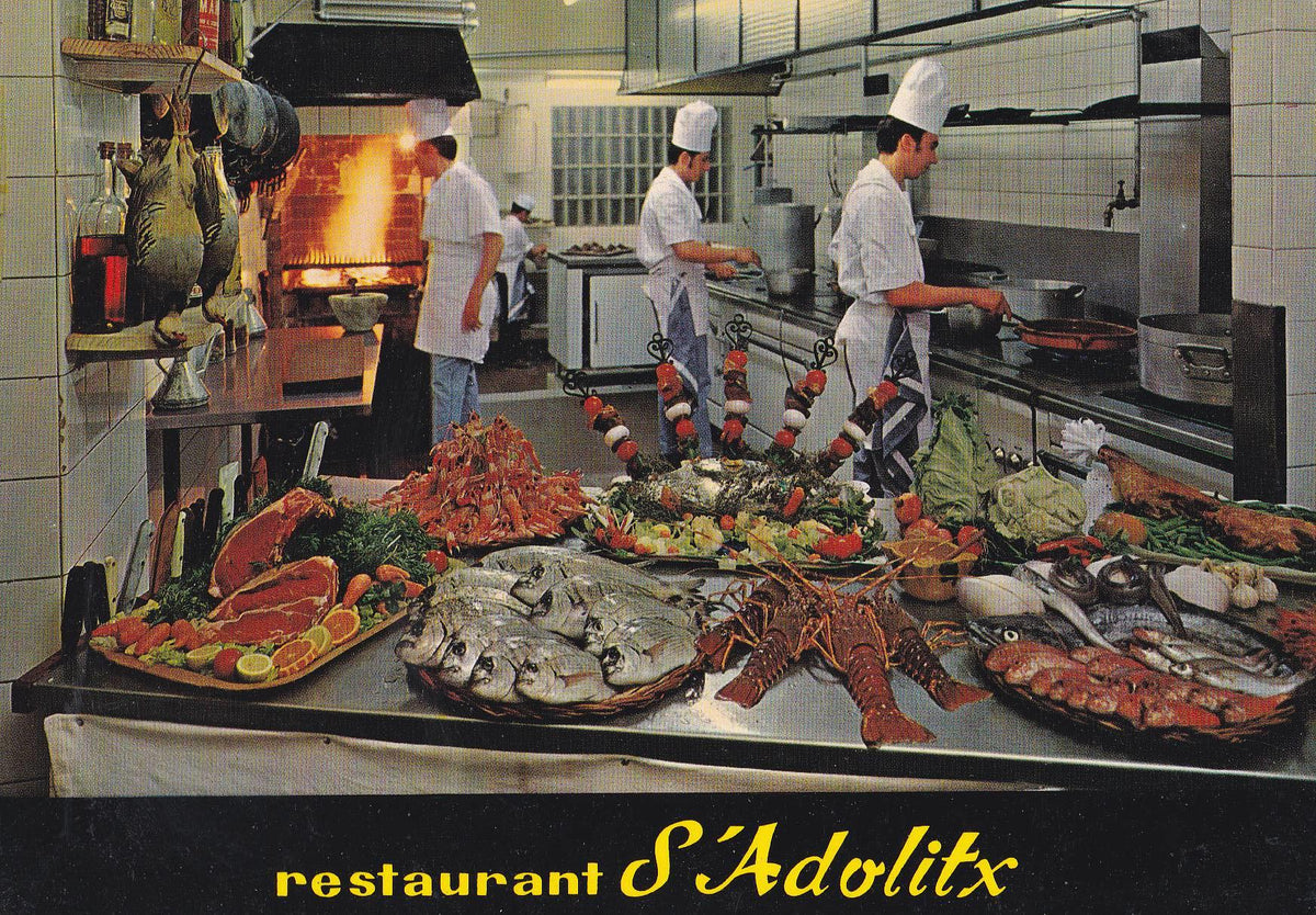 POSTAL B10672: RESTAURANTE S ADOLITX. COSTA BRAVA
