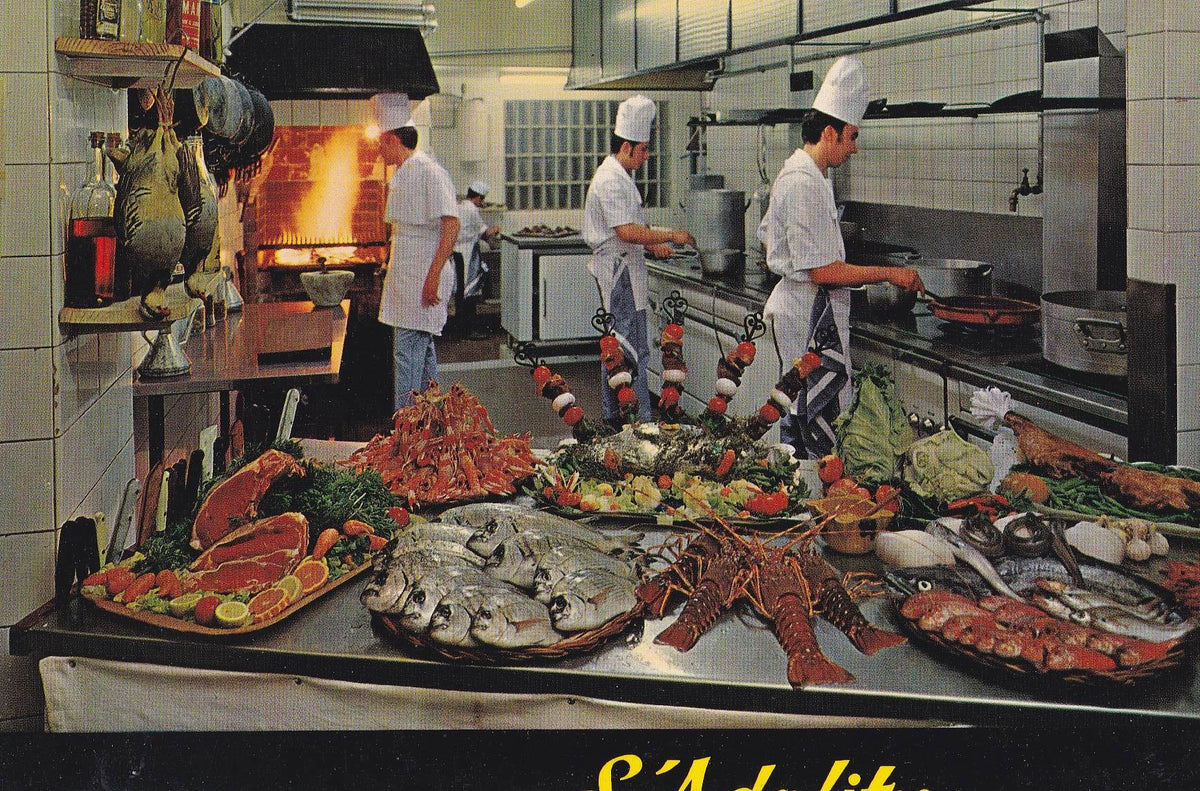 POSTAL B10673: RESTAURANTE S ADOLITX. COSTA BRAVA