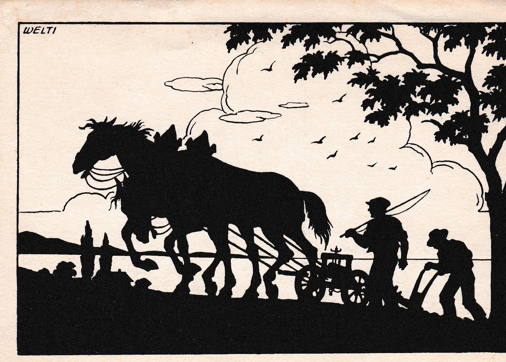 POSTAL B10680: WELTI: LAUSSANE. ILUSTRACION