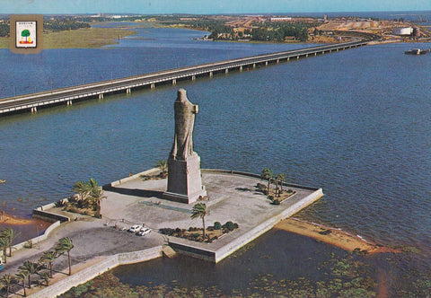 POSTAL B10715: HUELVA: MONUMENTO A COLON