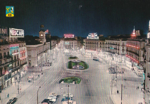 POSTAL B10734: MADRID: PUERTA DEL SOL
