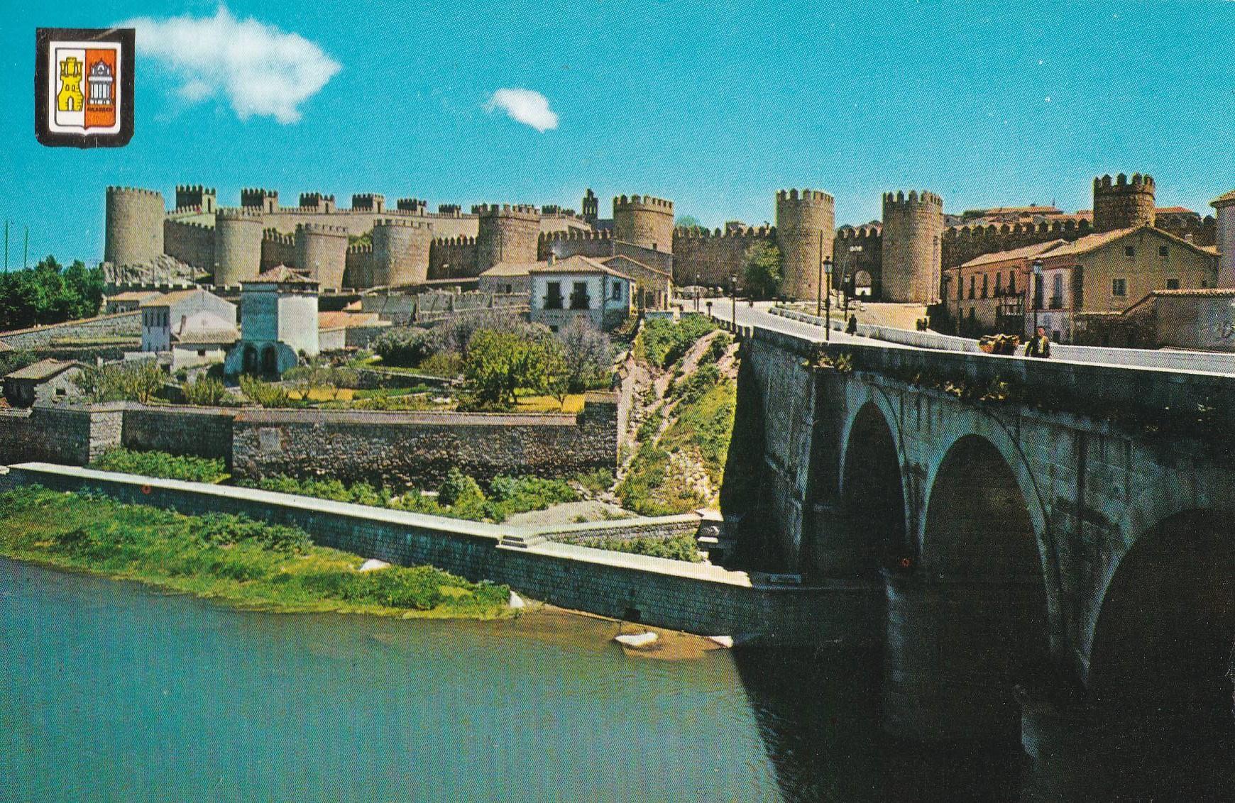 POSTAL B10735: AVILA: MURALLAS: DIVERSOS ASPECTOS