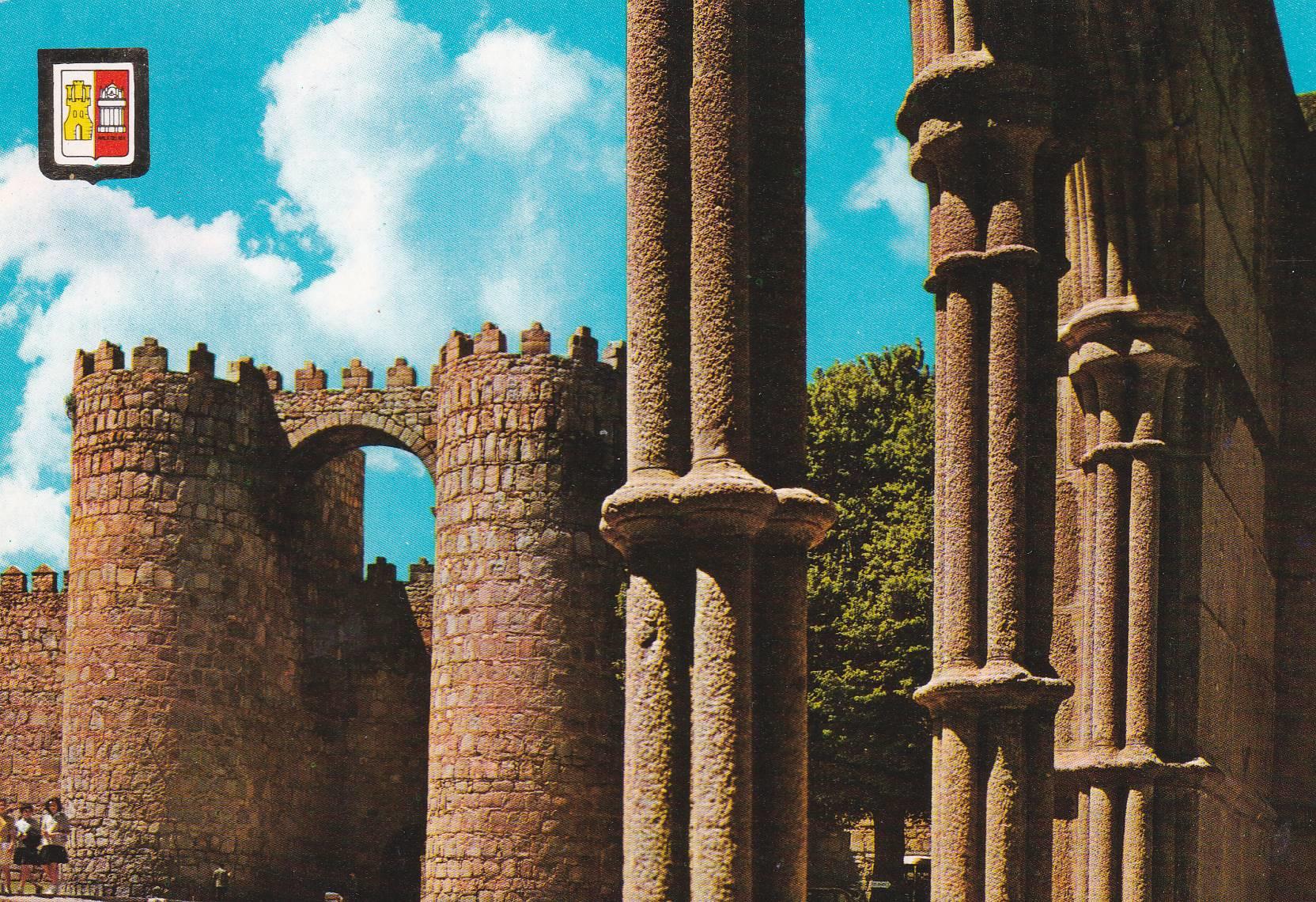 POSTAL B10736: AVILA: MURALLAS: DIVERSOS ASPECTOS