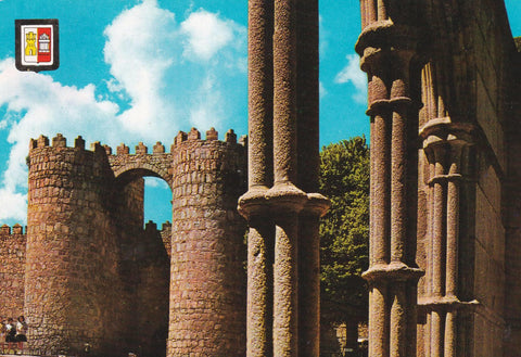 POSTAL B10736: AVILA: MURALLAS: DIVERSOS ASPECTOS