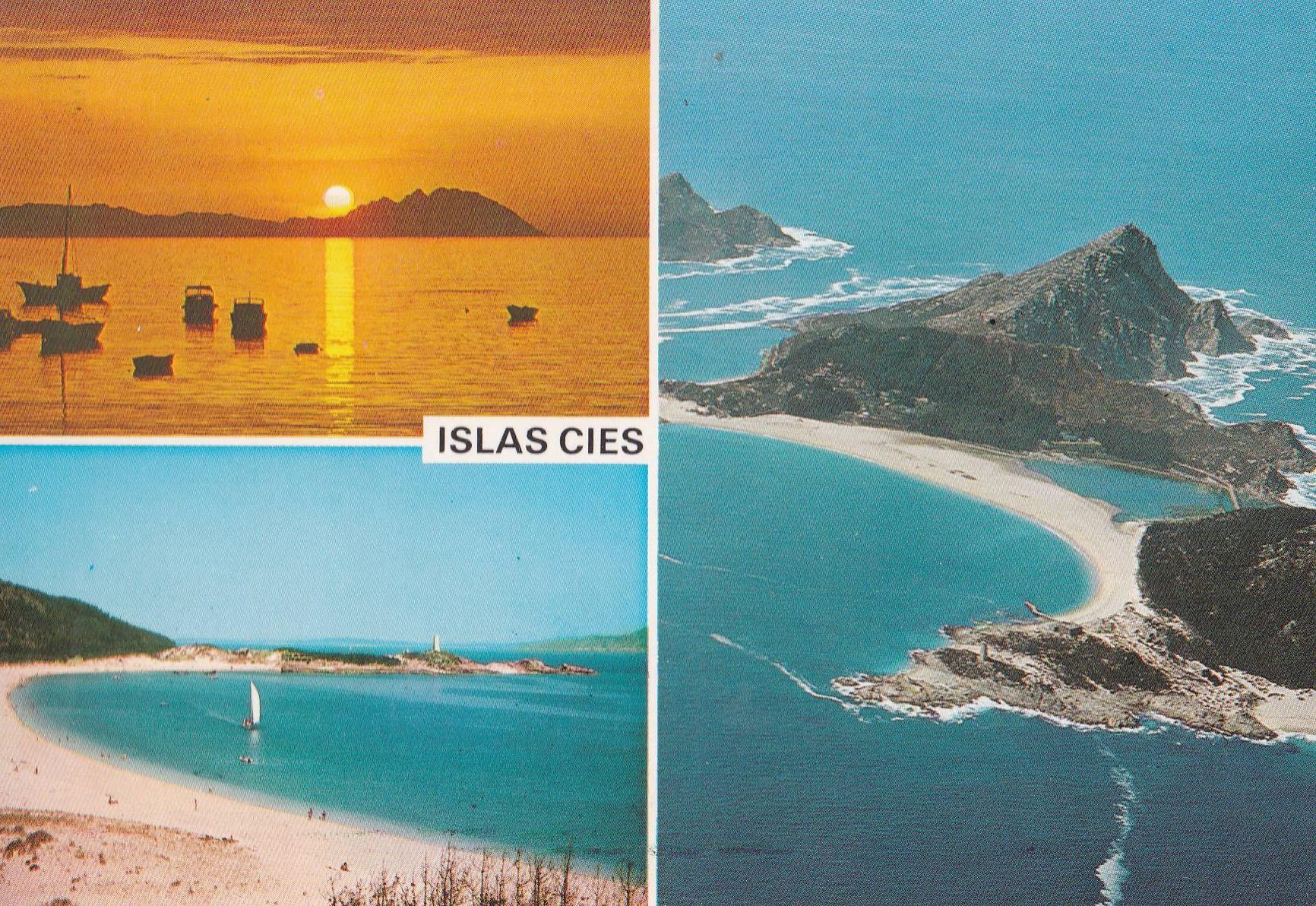 POSTAL B10743: ISLAS CIES: RIA DE VIGO