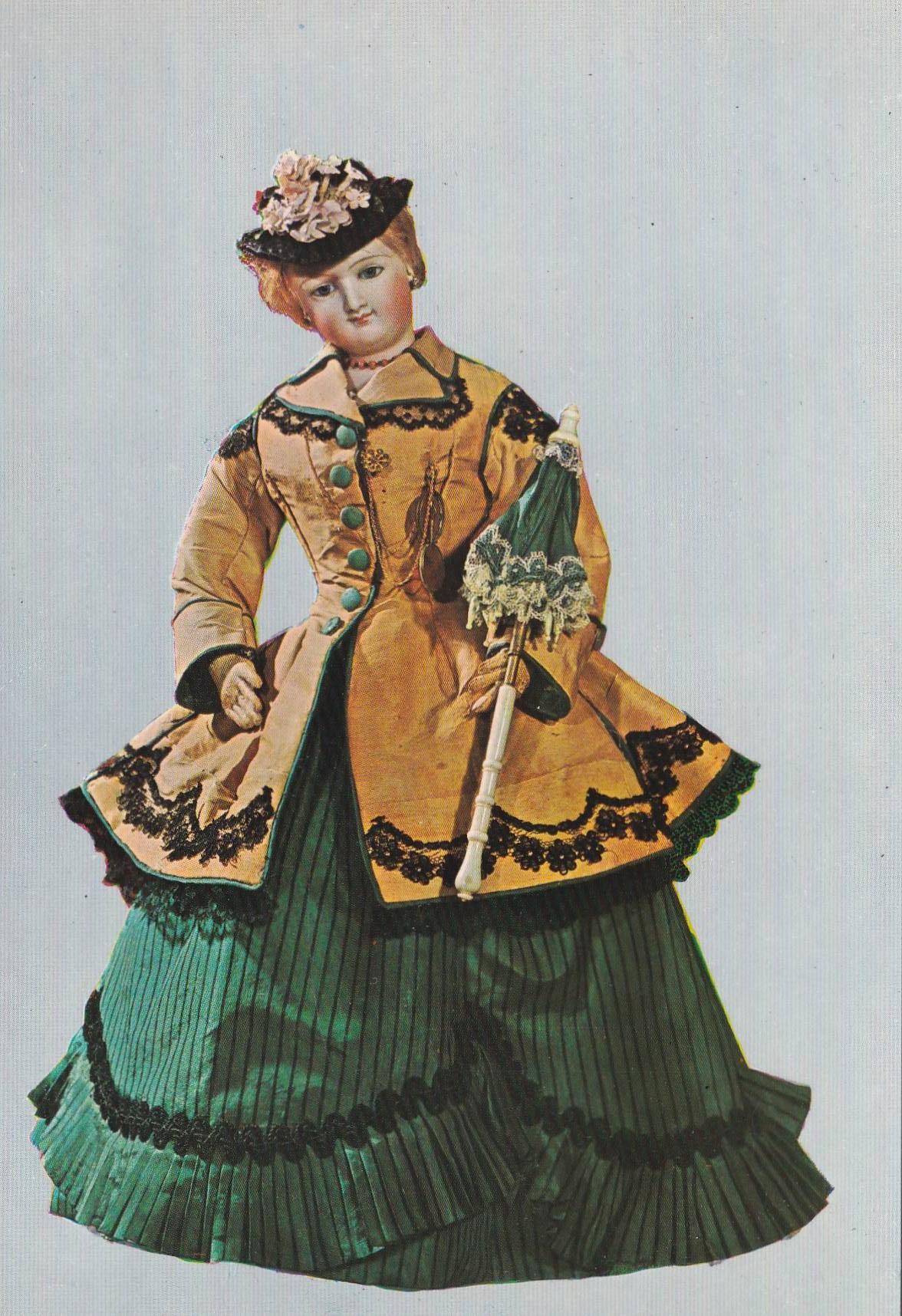 POSTAL B10748: SITGES: COLECCION DE MUÑECAS ANTIGUAS. MUSEO ROMANTICO PROVINCIAL